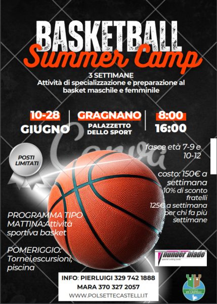 Summer Camp Basket - Polisportiva VII Castelli